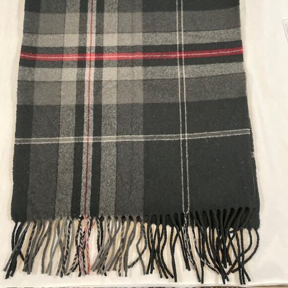 Banana Republic men's plaid 100% wool rectangular scarf. - Picture 1 of 5